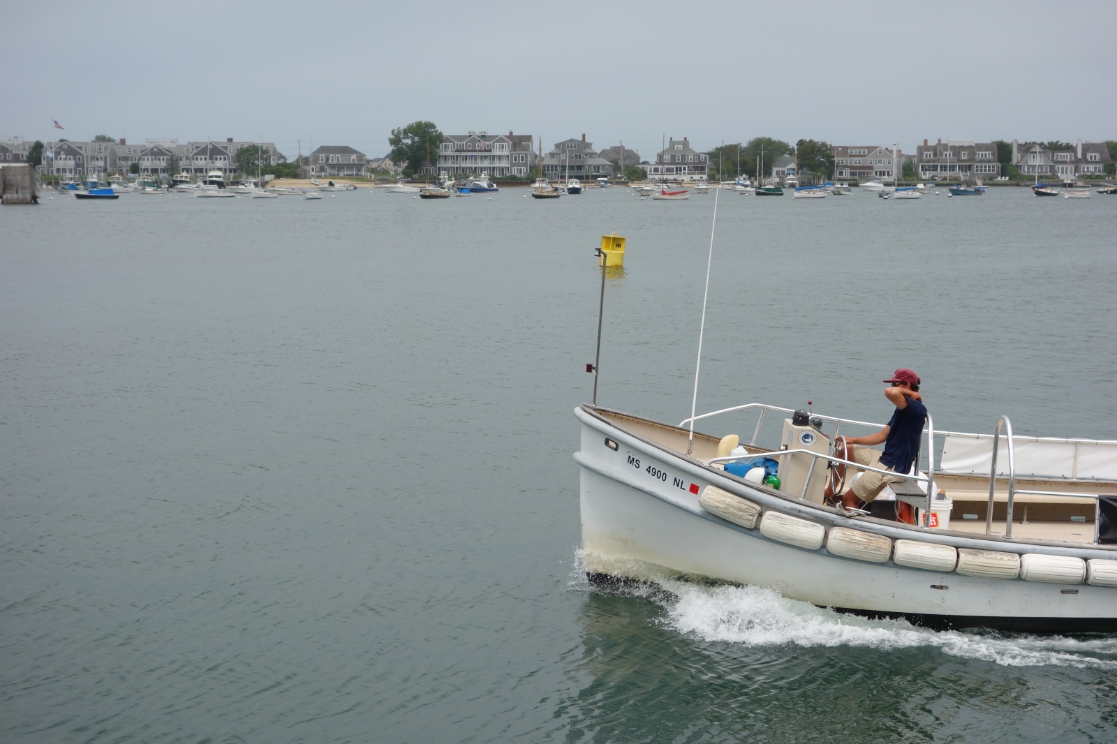 At the Water's Edge - Water Taxi, Nantucket Harbor, Nantucket,...