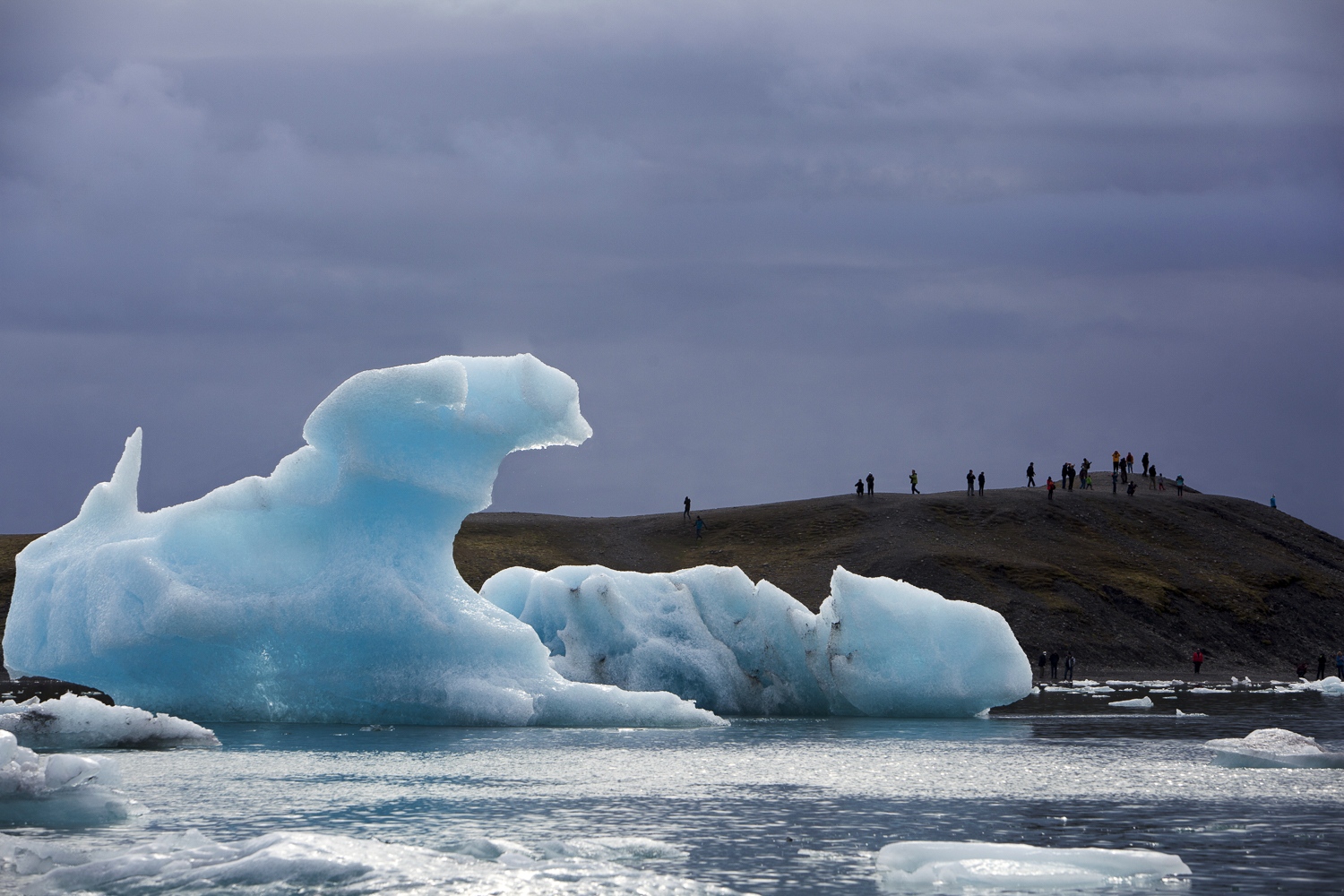 Iceland - Icerbergs, JÃ¶kulsárlÃ³n.                 