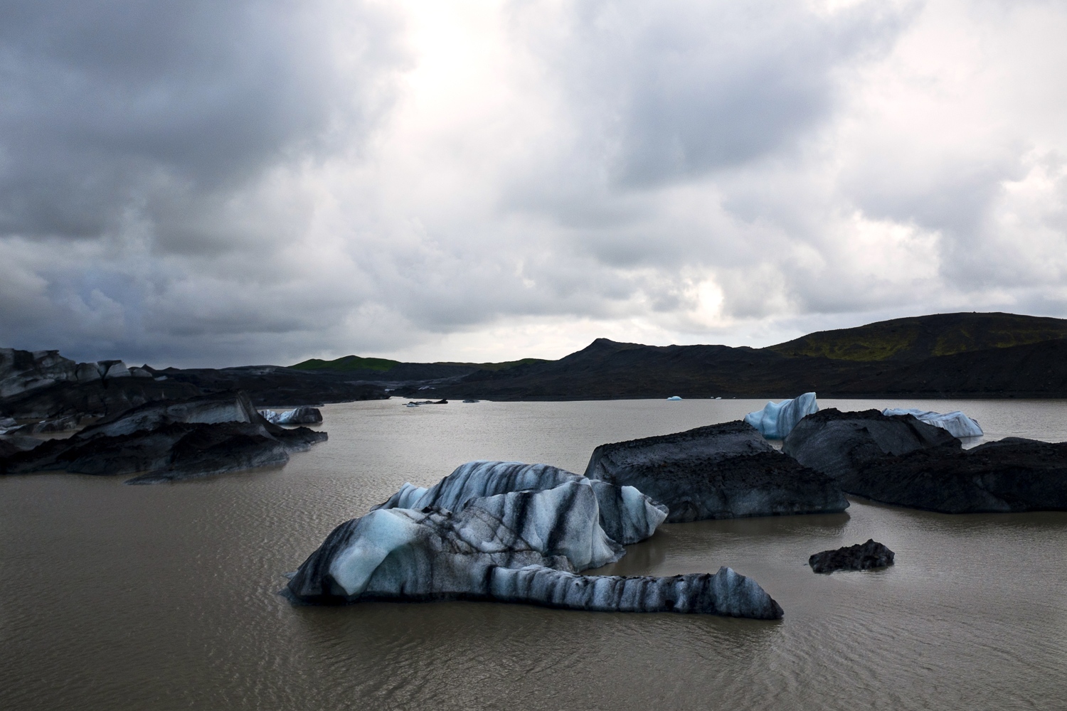 Iceland - Tiger ice, SvÃ­nafellsjÃ¶kull Glacier                 