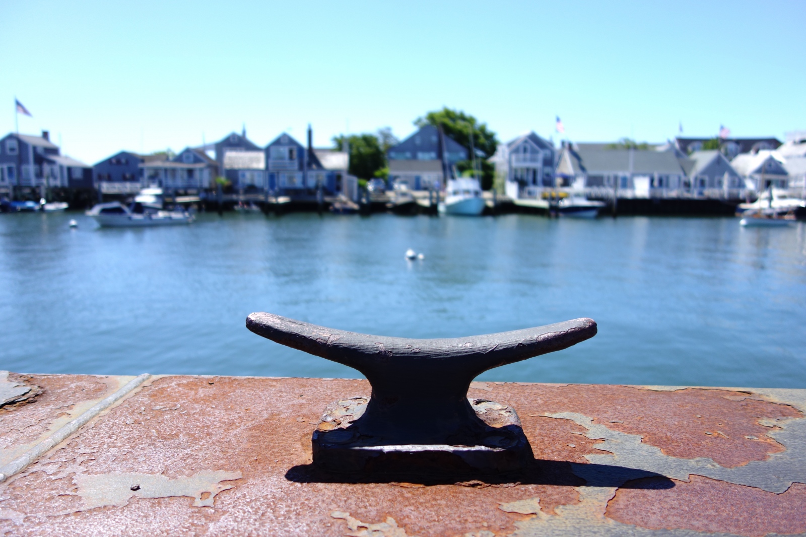 At the Water's Edge - Docking Cleat, Steamboat Wharf, Nantucket, MA