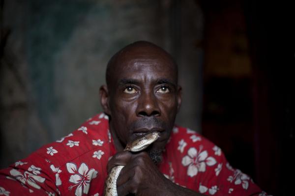 Haiti Snake Handler by Dieu-Nalio Chery