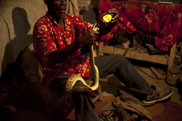 Haiti Snake Handler by Dieu-Nalio Chery
