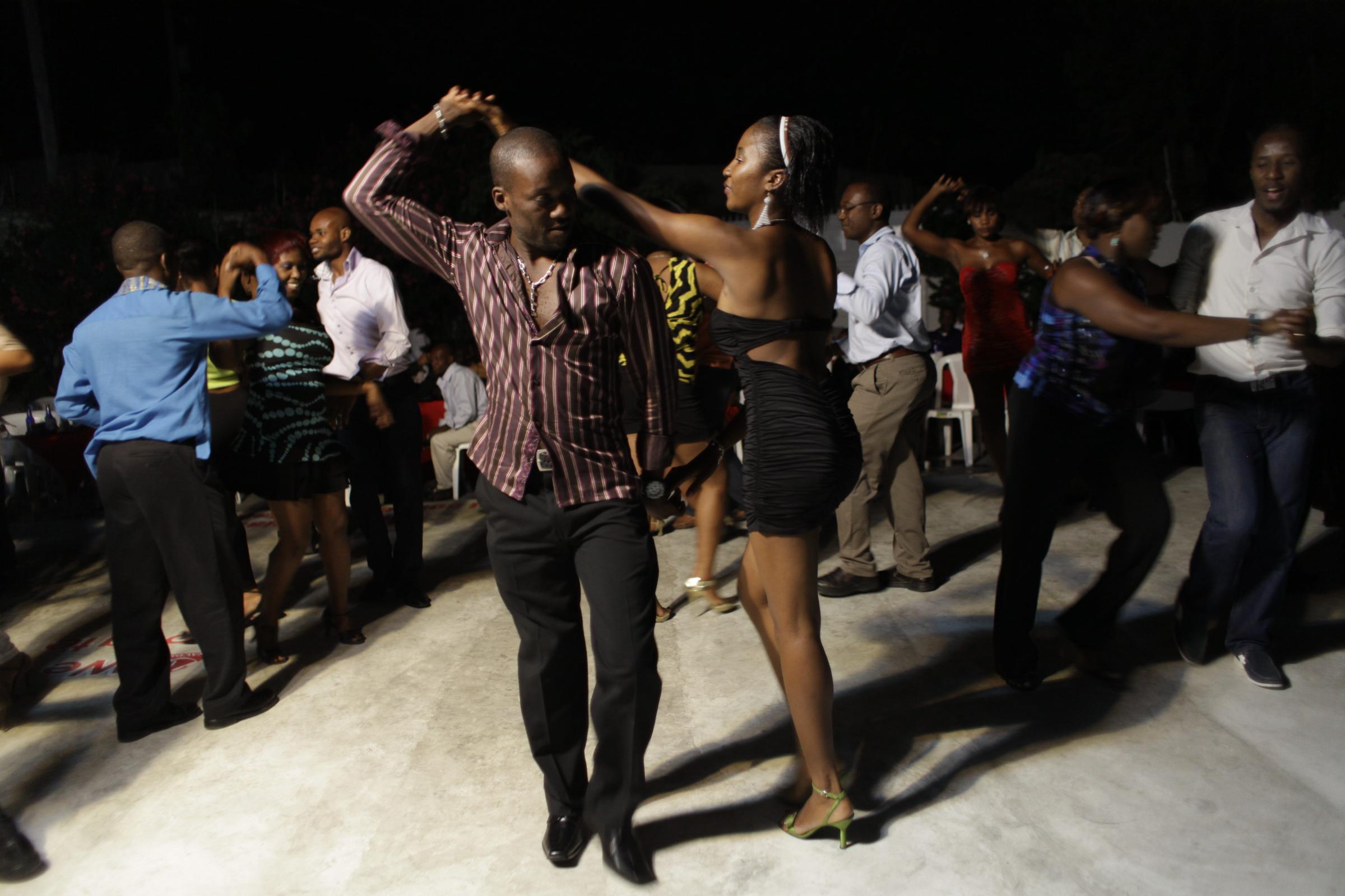 Haitian amputee makes comeback on dance floor - In this Jan. 10, 2013 photo, professional dancer Georges...