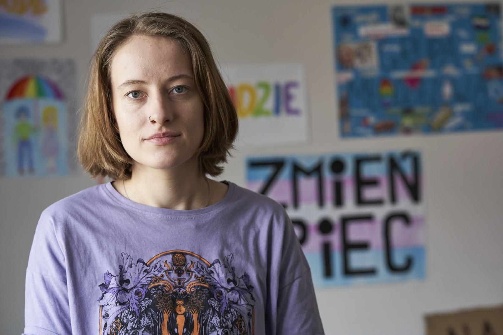 Portraits - Agnieszka, youth group leader and LGBTIQA* activist from...