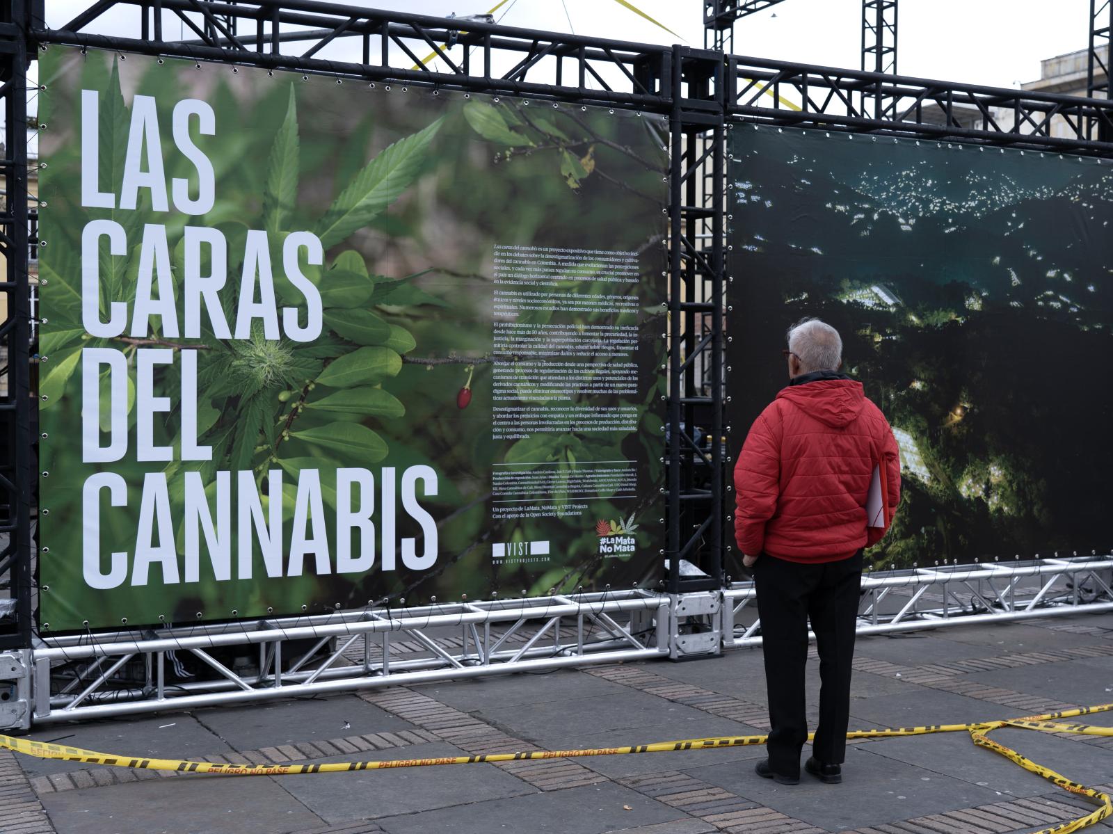 Exposición 'Las caras del cannabis', en Bogotá, Colombia