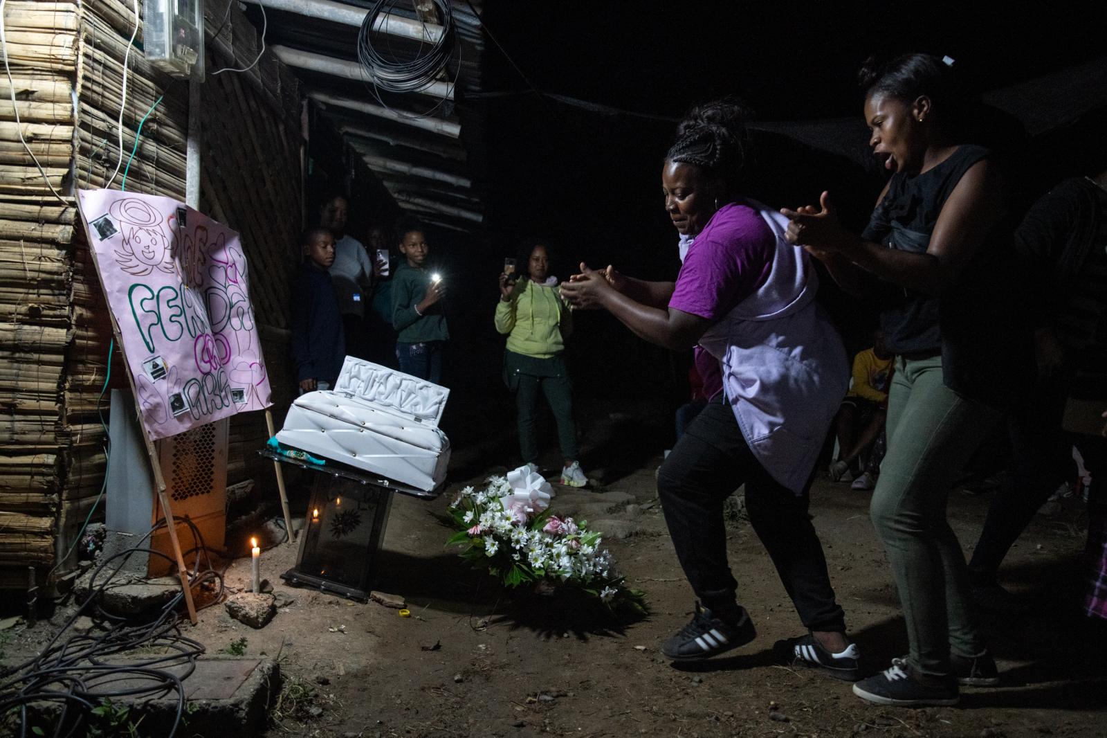 Mónica Carabalí and Nazly Paola...from the suffering of slavery. 