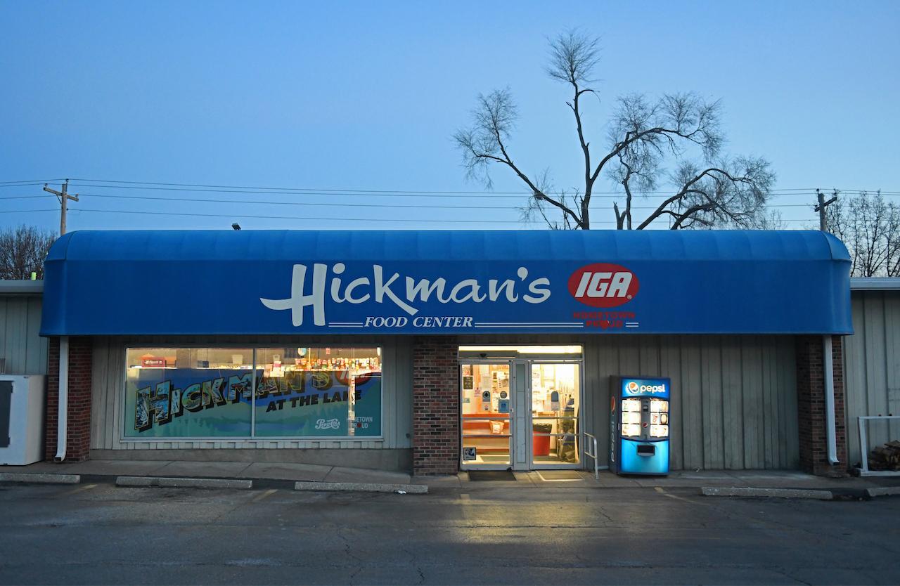  The Hickman IGA grocery store ...ore being thirty minutes away. 