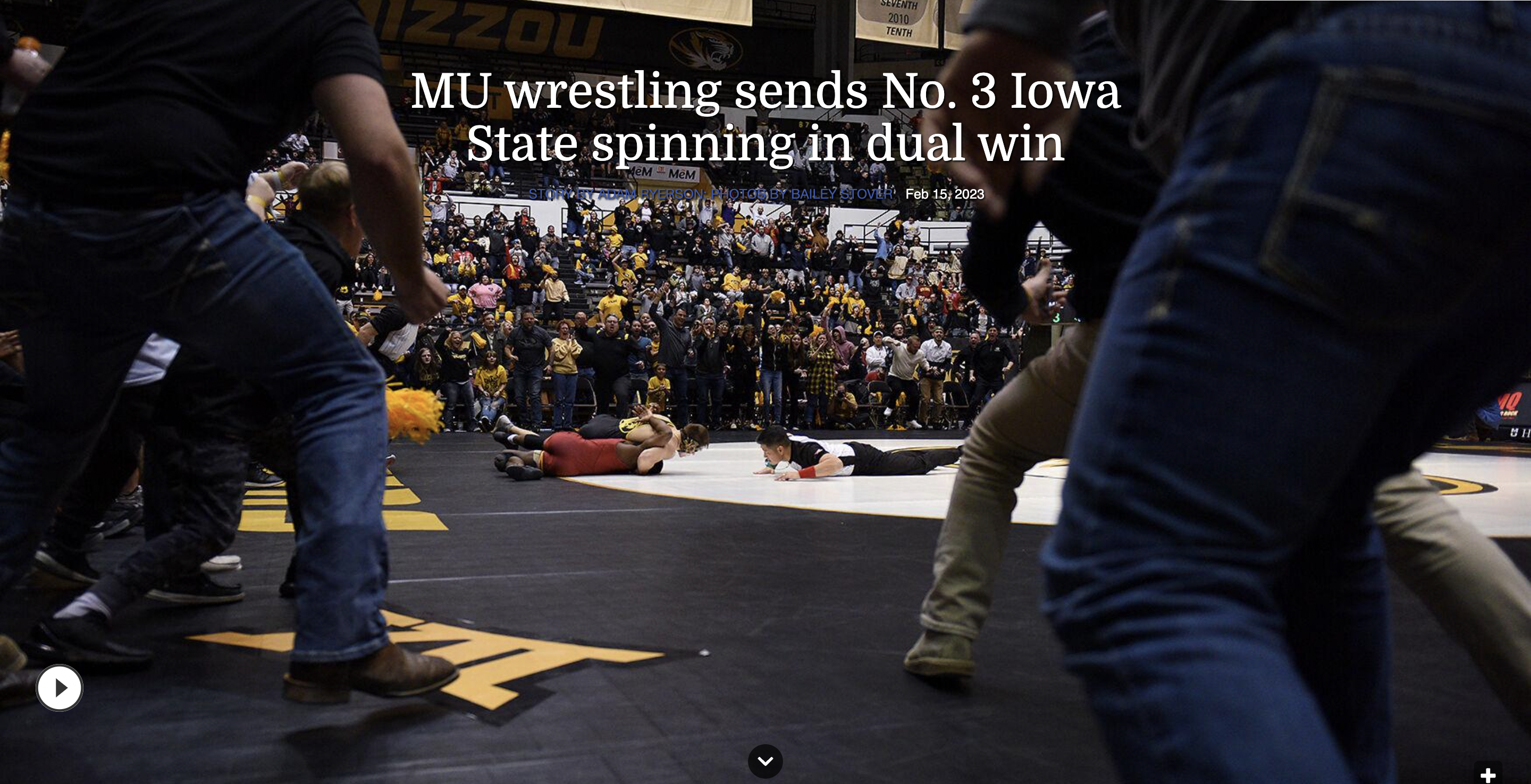The Columbia Missourian - Click here to view web:  MU wrestling sends No. 3...