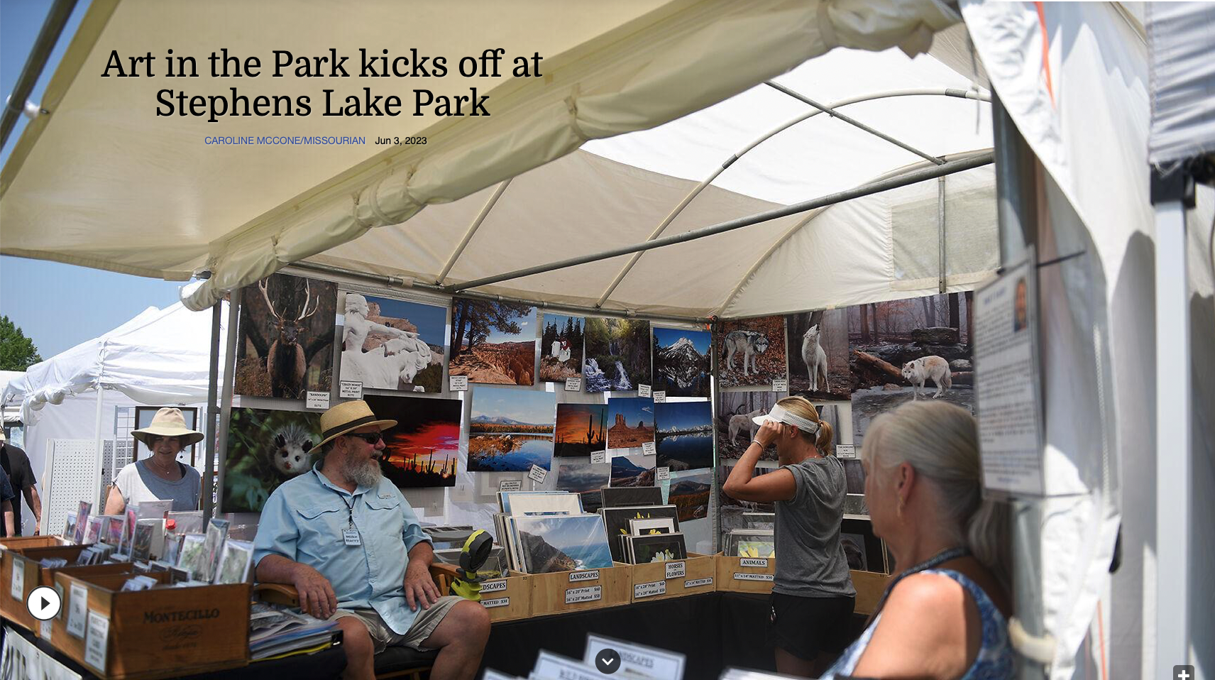 The Columbia Missourian - Click here to view web:  Art in the Park kicks off at...