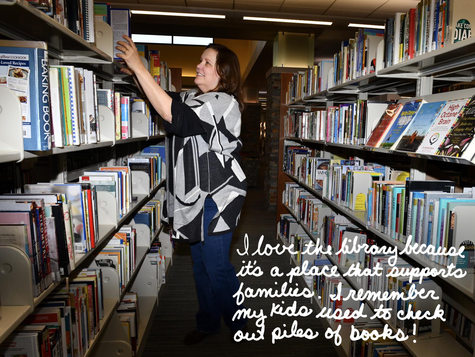 Barbara Volmert uses the librar...oks!&rdquo; writes Volmert.