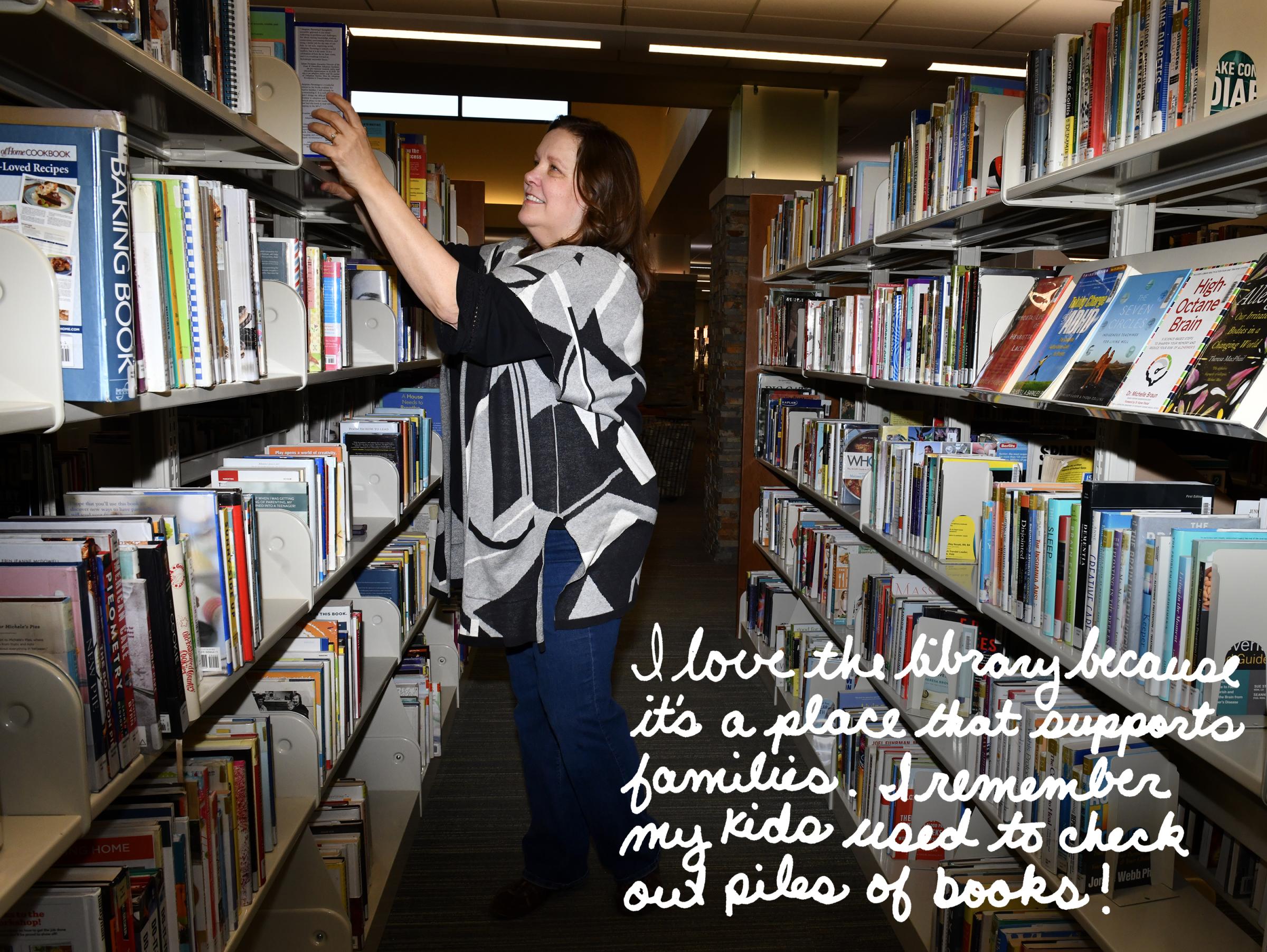 Love letters to the library - Barbara Volmert uses the library to tutor high school and...