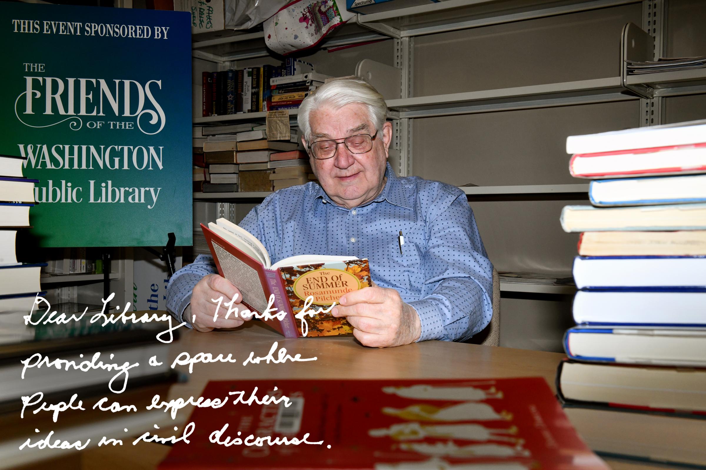 Love letters to the library - Bill Schwab hosts U.S. foreign policy classes at the...