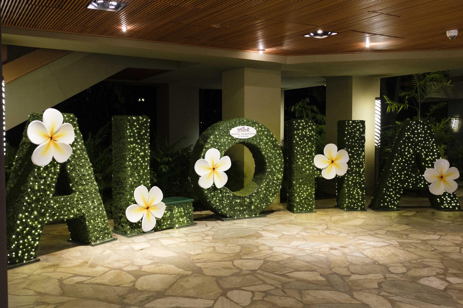 The word &quot;Aloha,&q...kiki. HONOLULU, HAWAII 08/13/22