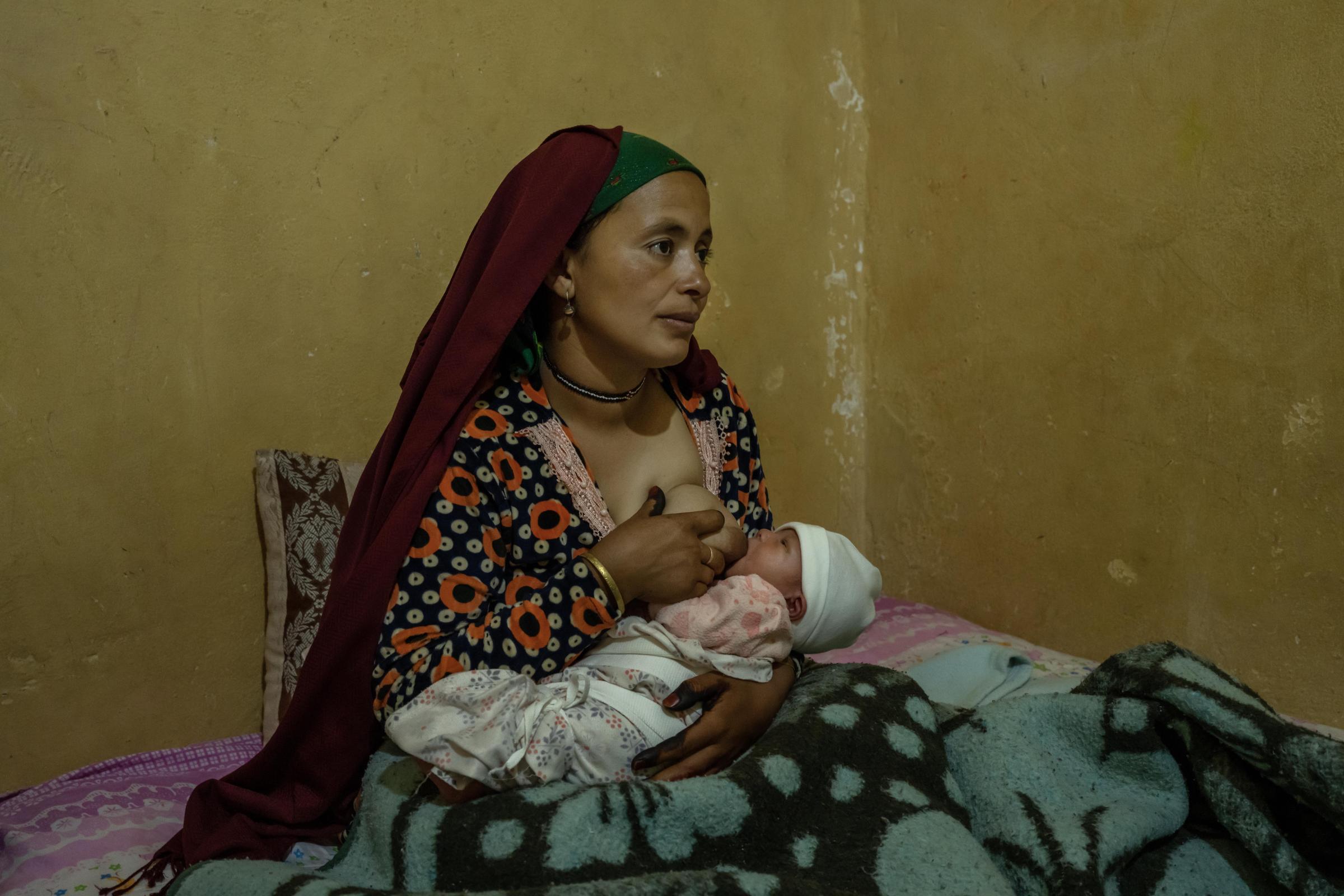Morocco Earthquake - HOLD
Essaadia Boukdir, 32, from the Tadart tribe,...
