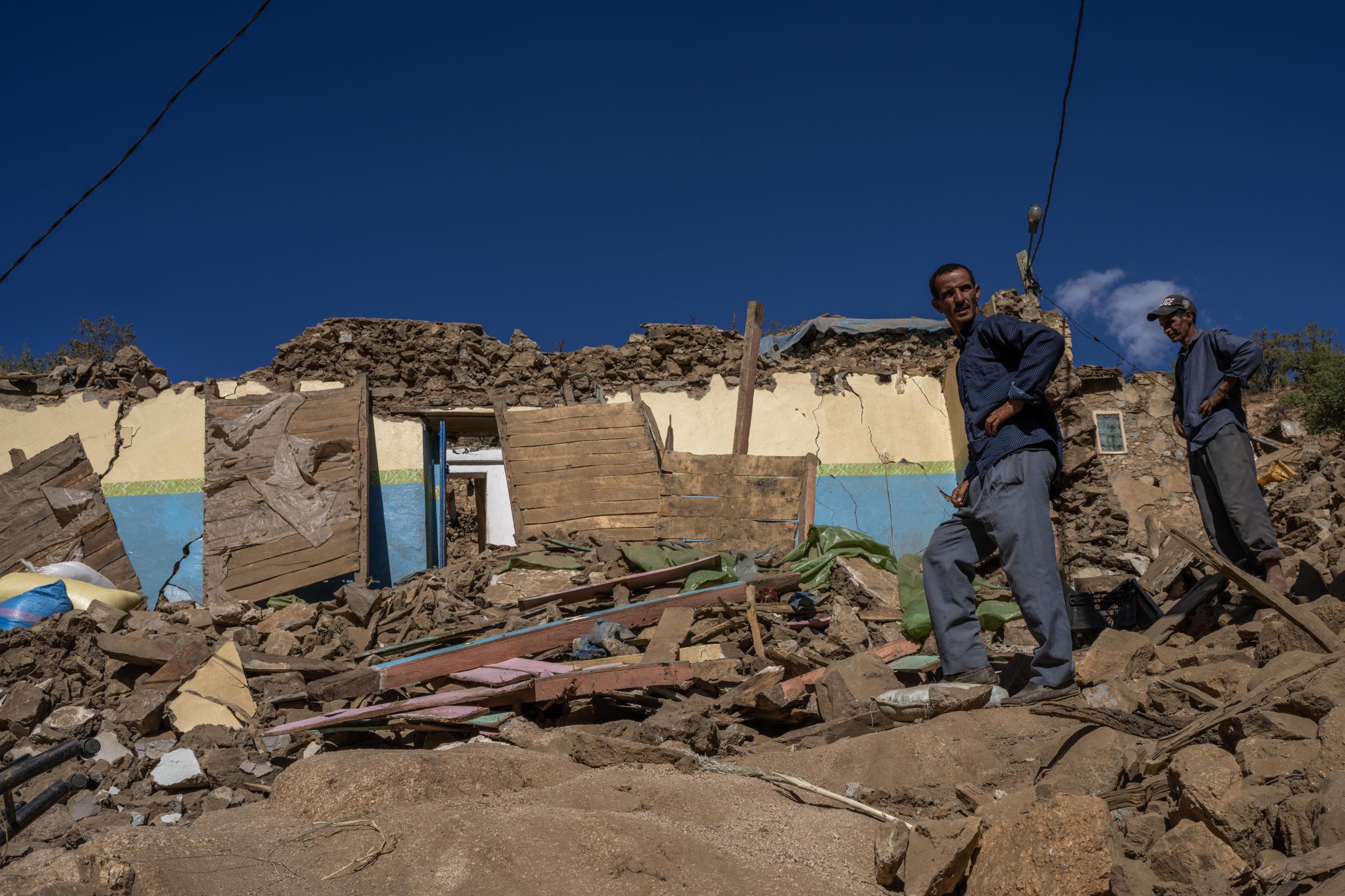 Morocco Earthquake - HOLD
Brahim Bel Haj, 38-year-old survivor of a deadly...