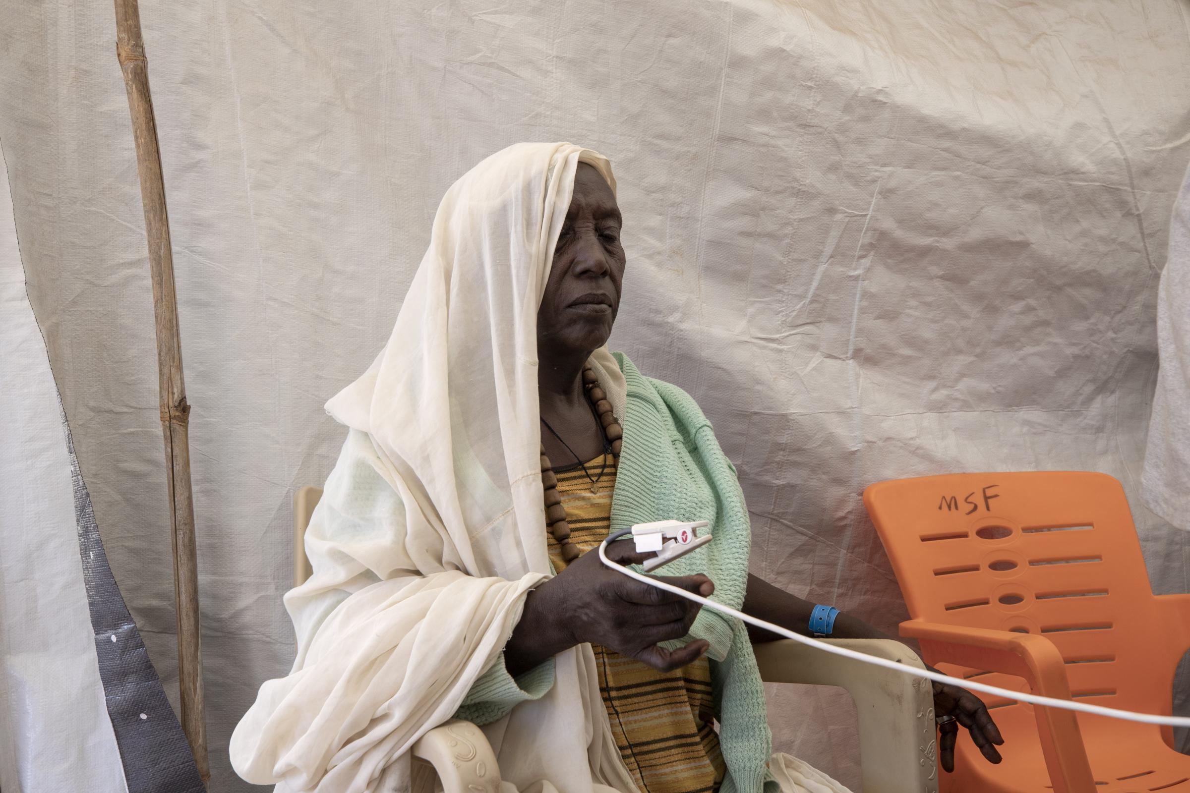 War forces thousands of Tigrayan's into Sudan - The Medecins Sans Frontieres (MSF) clinic, at Umm Rakouba...
