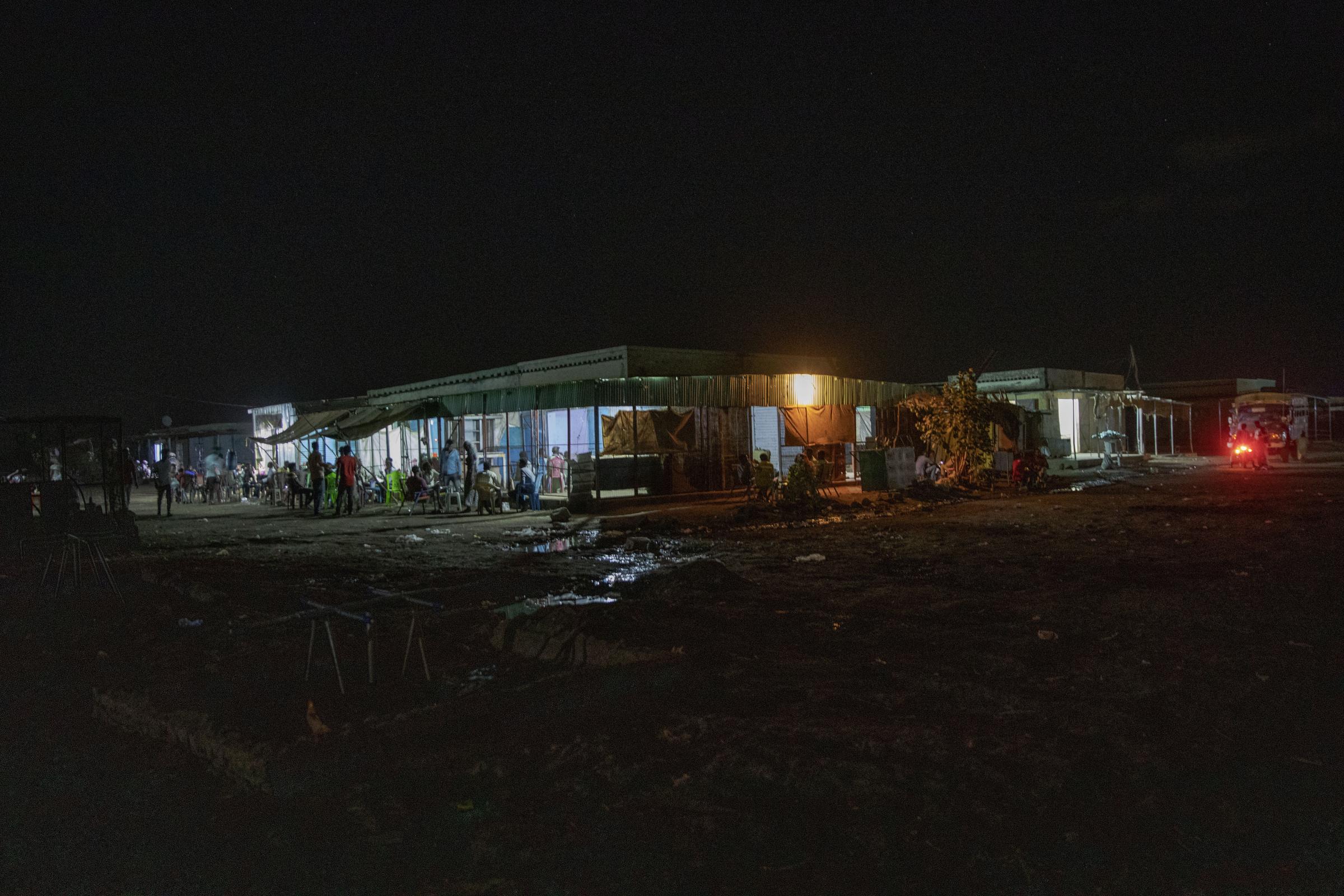 Refugee doctor chronicles Tigray's pain -  The main market in front of the clinic run by MSF...