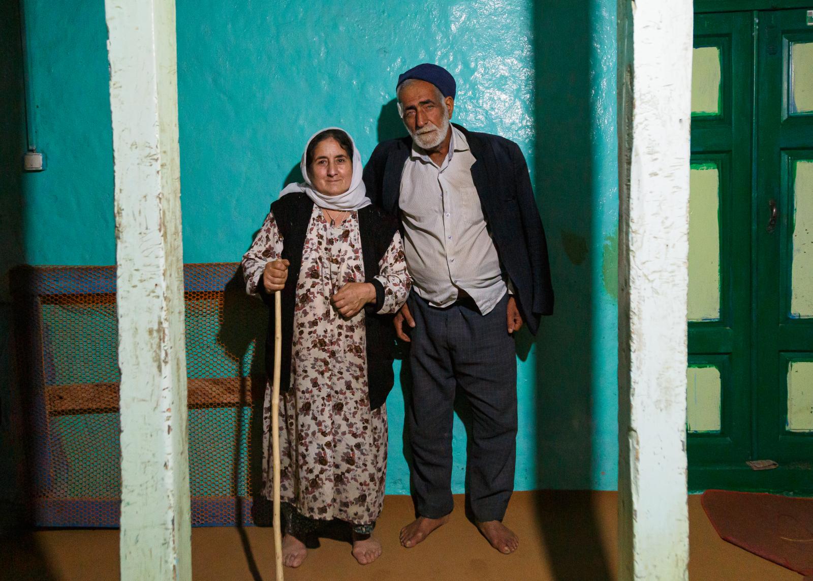 The Roohangiz Grandmother -   The Rouhangiz grandmother with her husband Mesh...