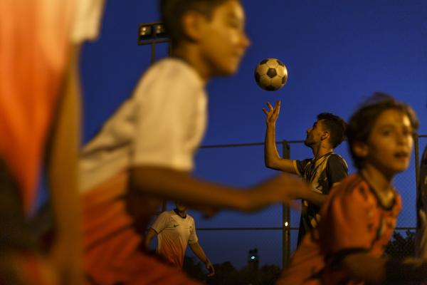 Sports - The children of the most desert village of Isfahan...
