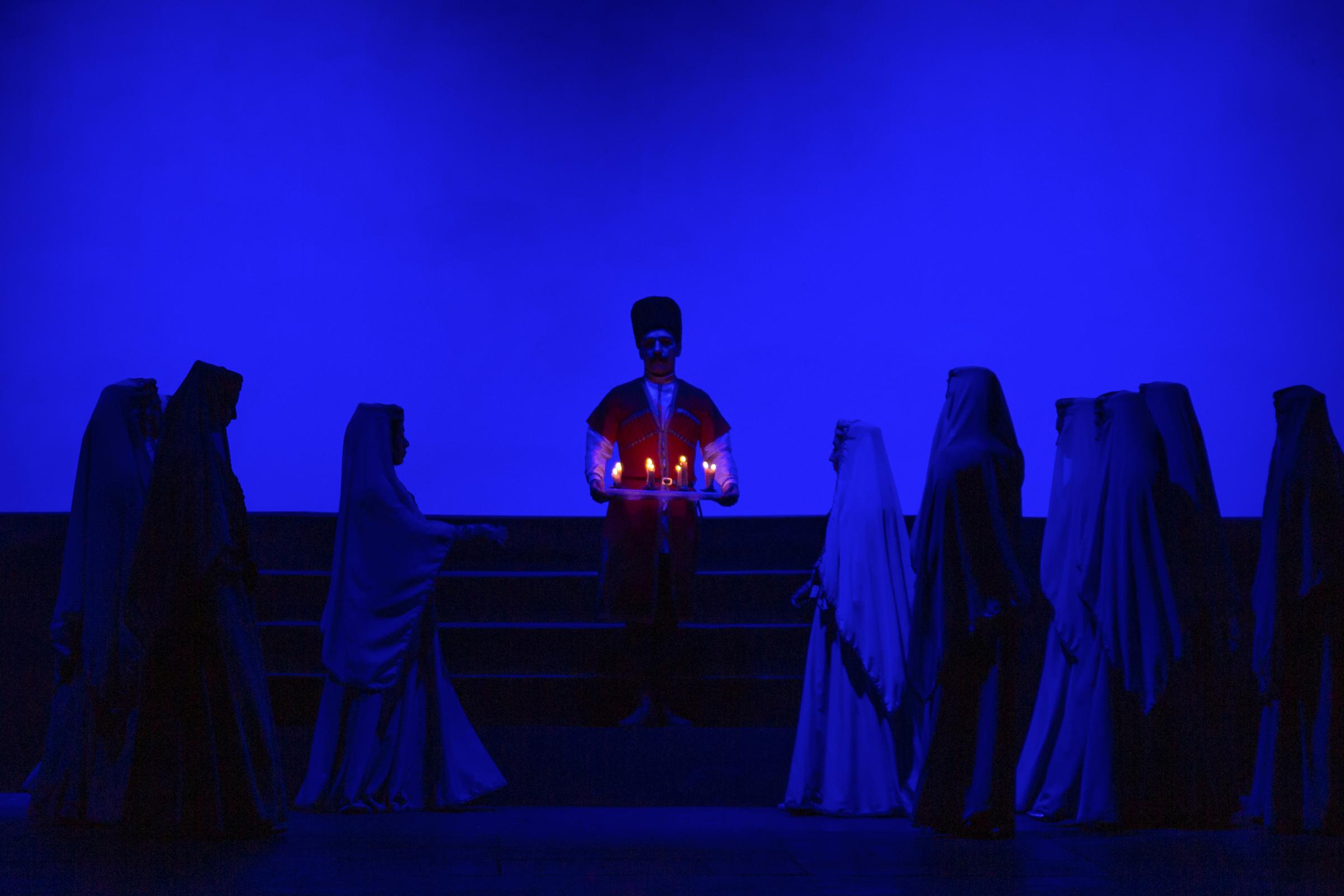 Theater - Musical show (Blind Oghli) directed by Yaqub Sediq. |...