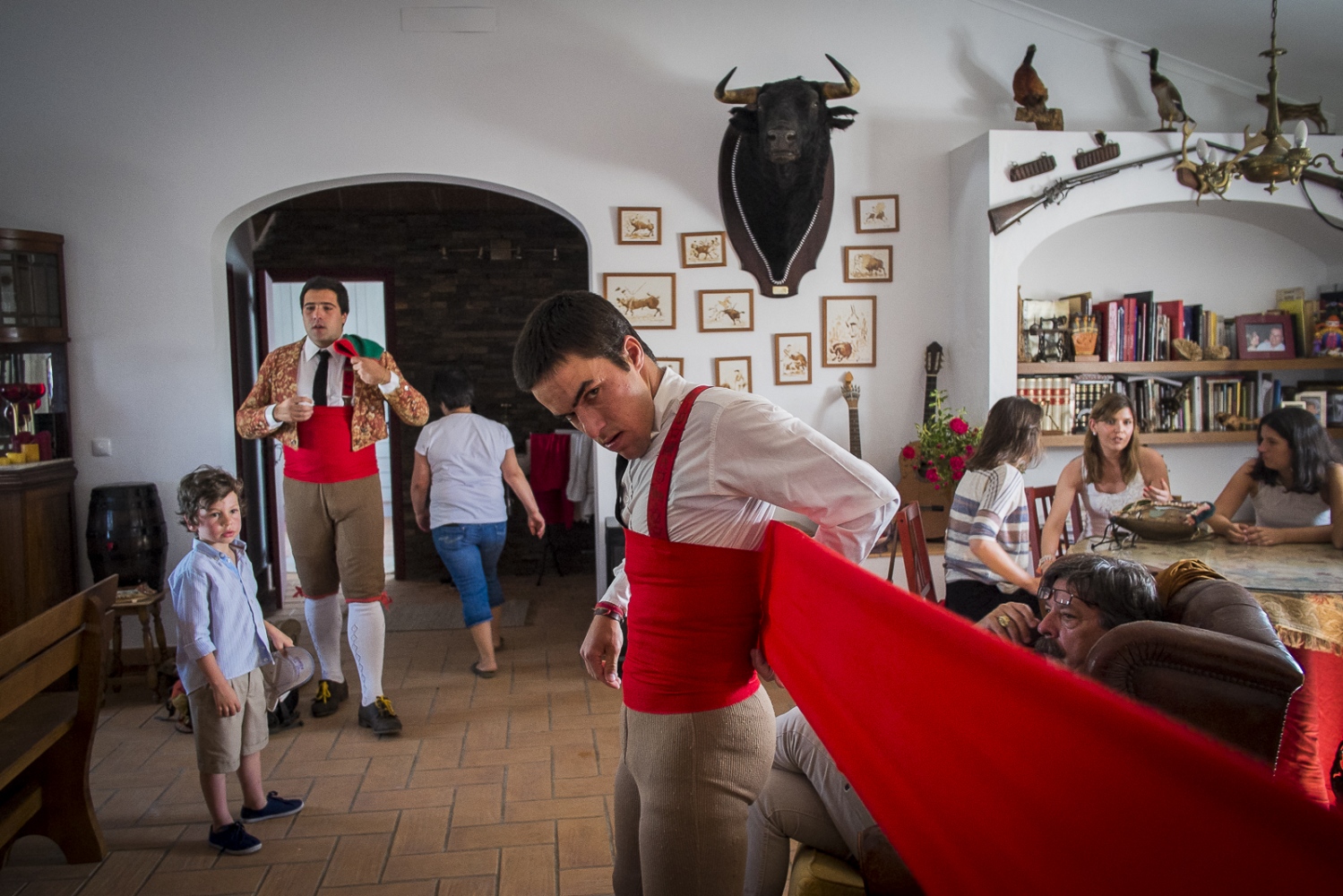 Forcados - Joao Madeira, a member of the Grupo Forcados Amadores de...