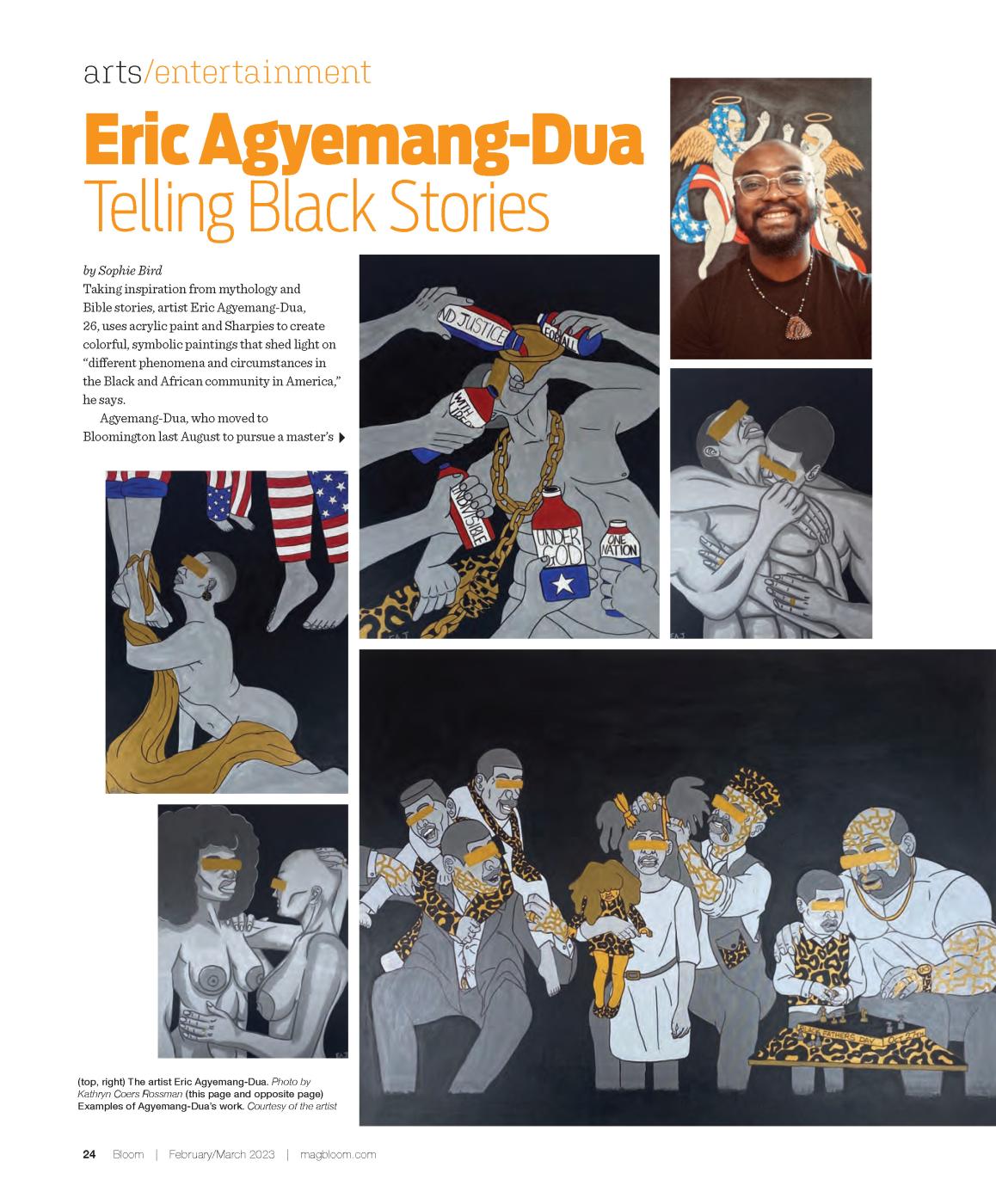 Eric Agyemang-Dua, Artist Featu...Photo by Kathryn Coers Rossman.