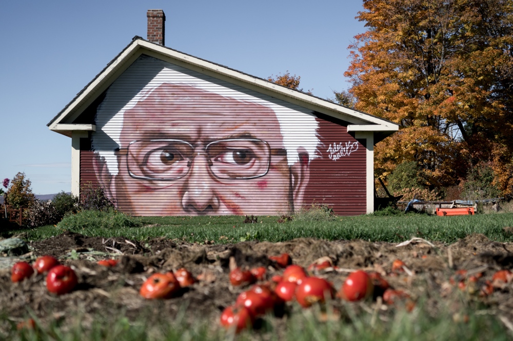 1. Kirby, VT - A large painted ...tist Jules Muck. (October 15th)