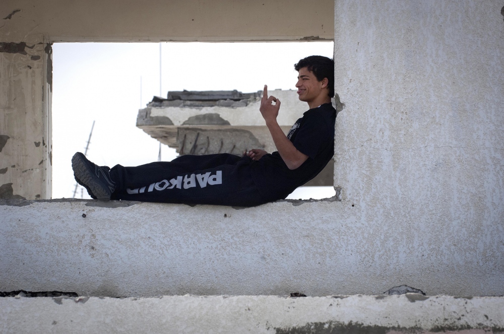  18 year old Fahed Dawood offer...t Hanoun, Northern Gaza Strip. 