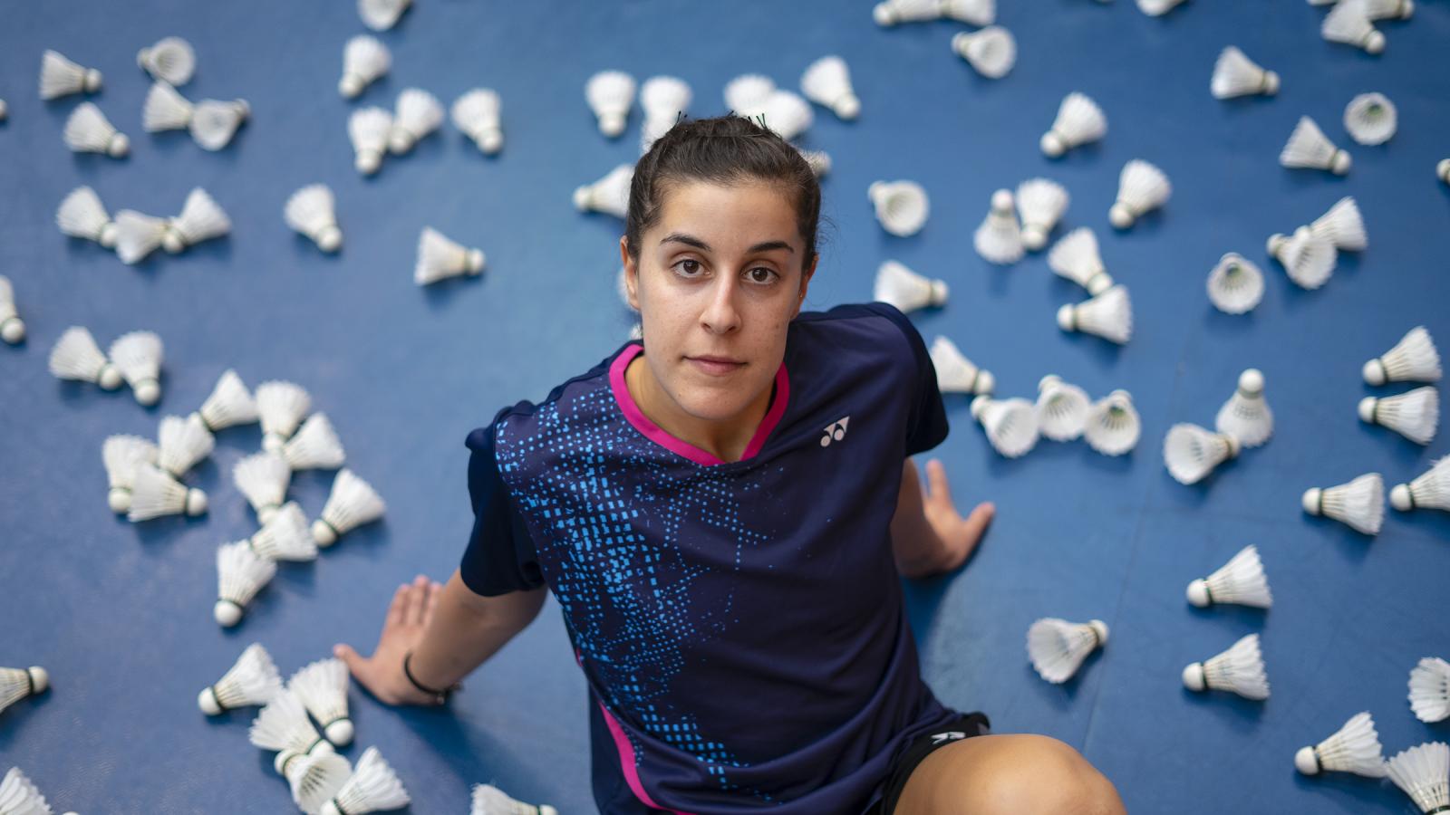 Image from Overview - Portrait of Olympic badminton champion Carolina...