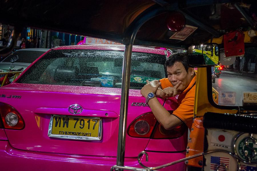 Taxi driver in Bangkok