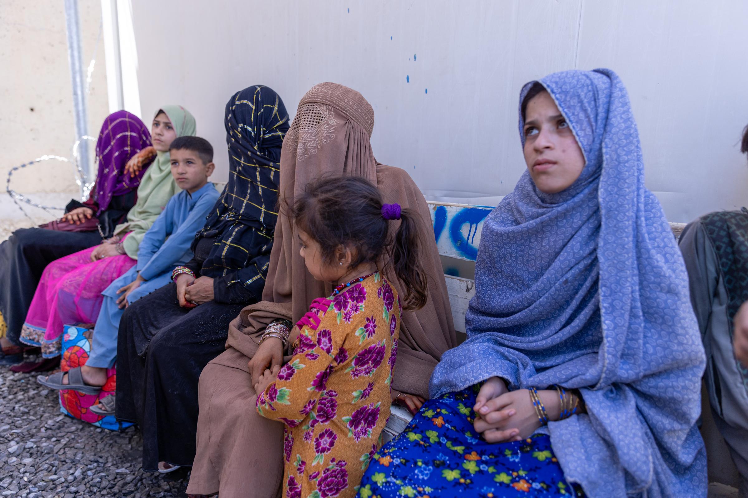 Report on the Forced Return of Afghan Migrants from Pakistan (via Spin Boldak & Torkham) - The zero point at the Afghanistan–Pakistan border in Spin Boldak, Kandahar, where a large number...