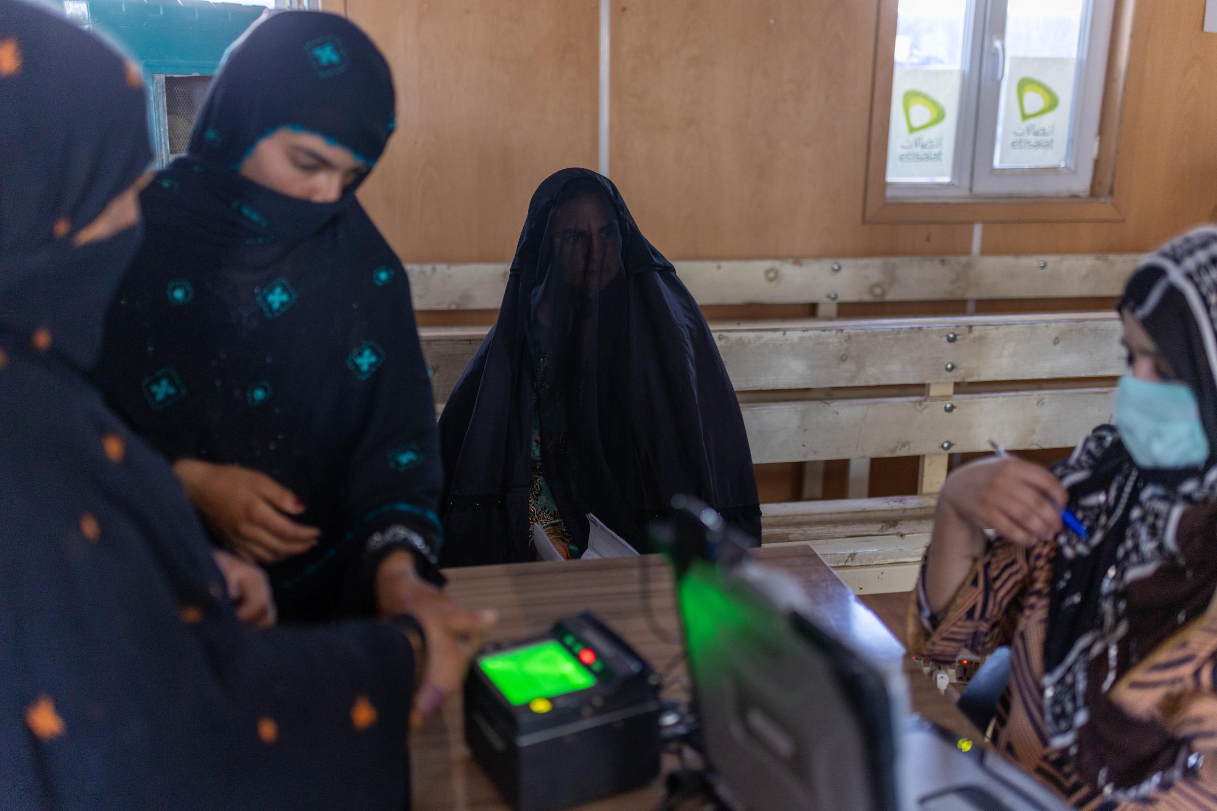 Report on the Forced Return of Afghan Migrants from Pakistan (via Spin Boldak & Torkham) - The registration and biometric section, supported by UN Women, is located in Takht-e Pul,...