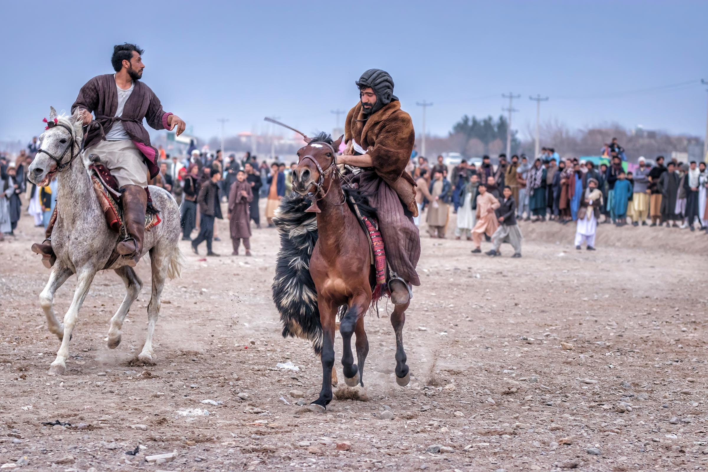 Buzkashi -   Buzkashi began among the nomadic Asian tribes who came from farther north and east spreading...