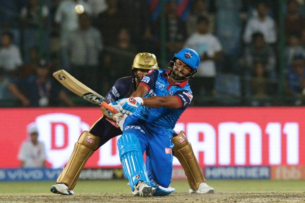 Sports - Delhi Capitals' cricketer Rishabh Pant plays a shot...