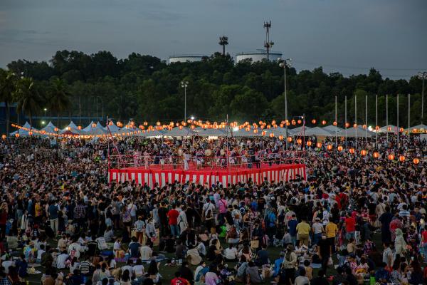 Image from Singles -  General view of the Bon Odori festival in Shah Alam,...