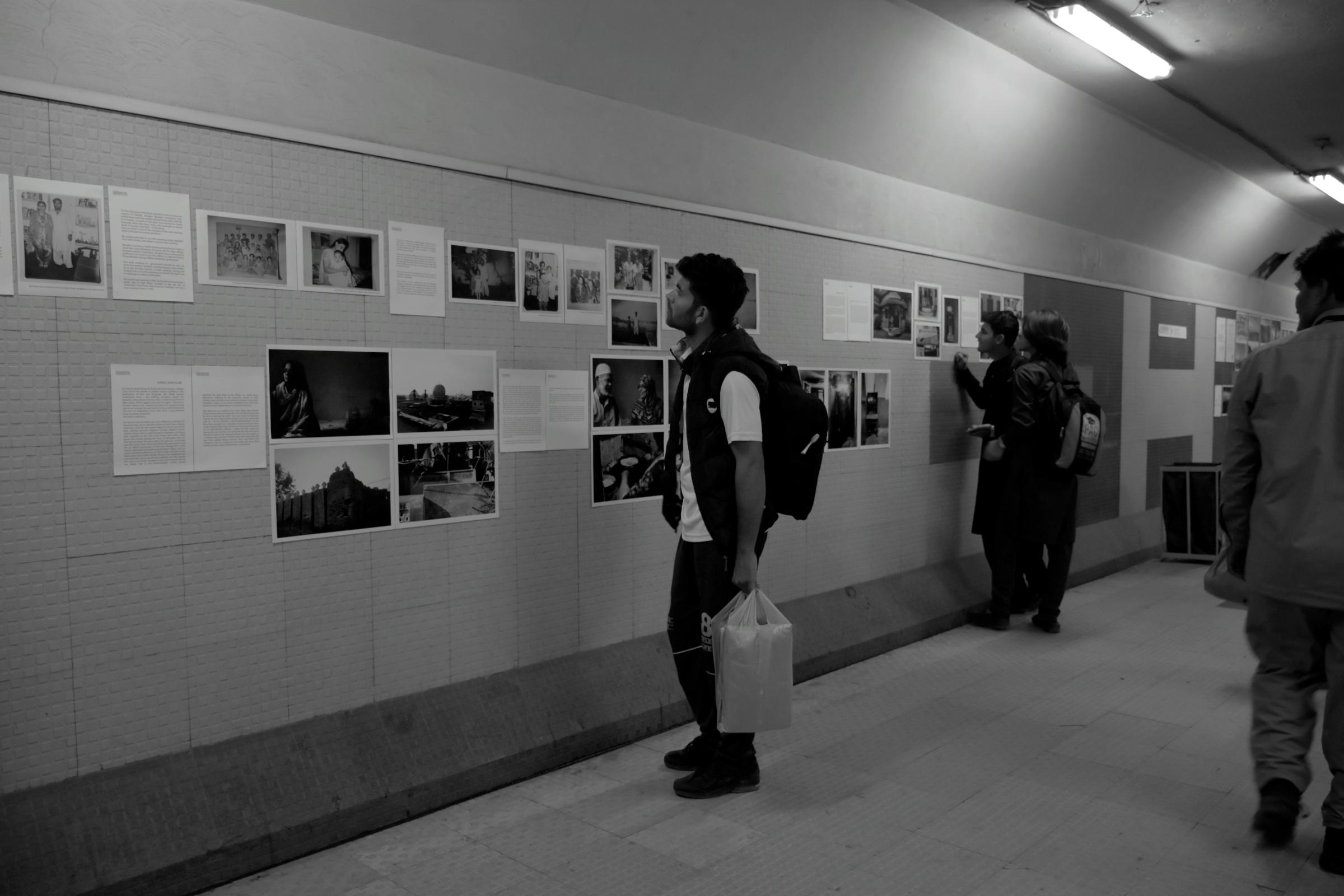 Pakistan Photo Festival Fellowship Exhibition- Lahore Metro Bus Station