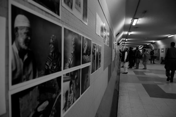 Pakistan Photo Festival Fellowship Exhibition- Lahore Metro Bus Station - 
