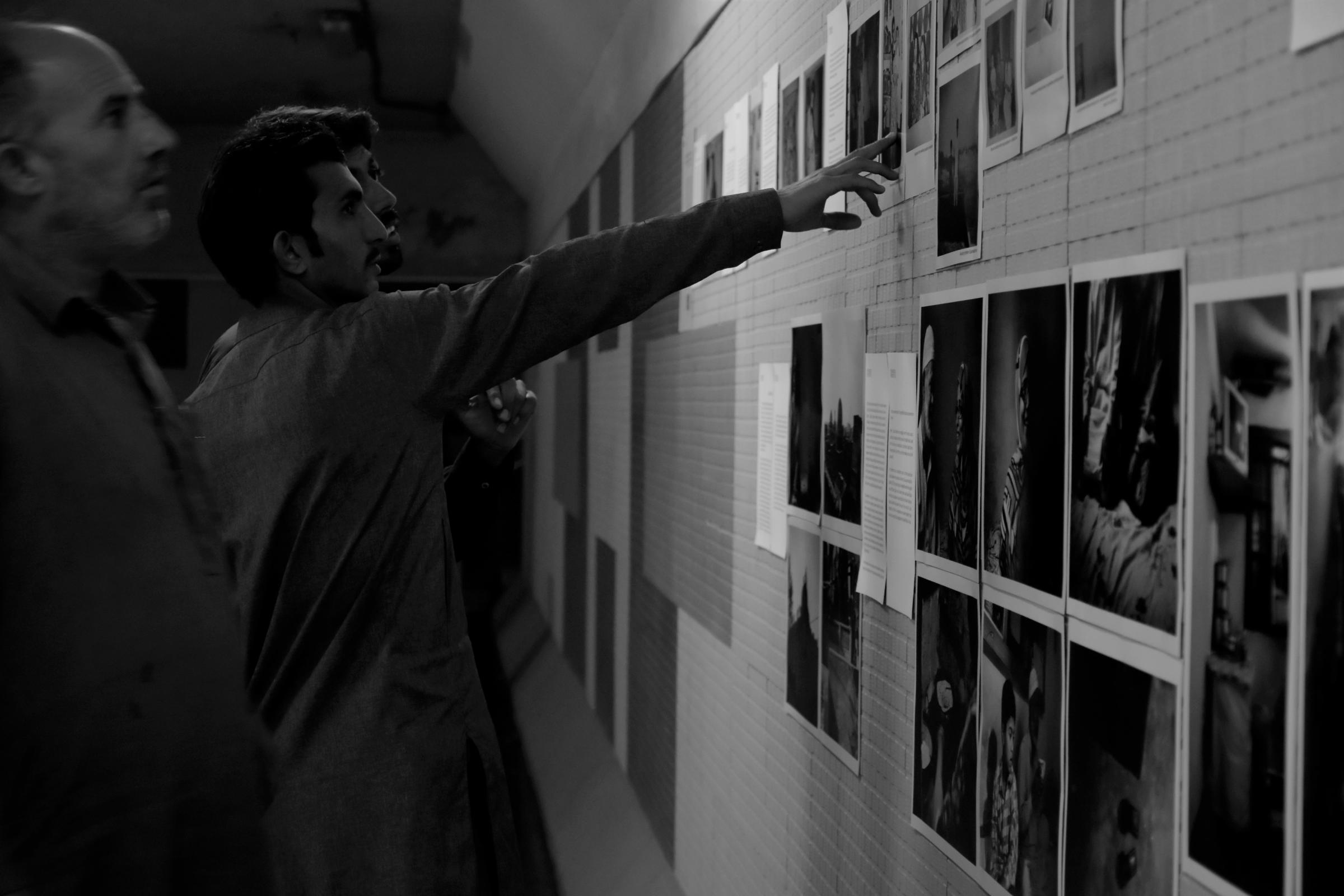 Pakistan Photo Festival Fellowship Exhibition- Lahore Metro Bus Station
