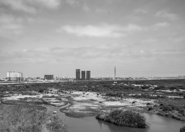 Karachi's Malir River Guardians: Defending Land, Culture, and Ecology -       A polluted section of the Malir River near the Korangi industrial area in Karachi, Sindh,...