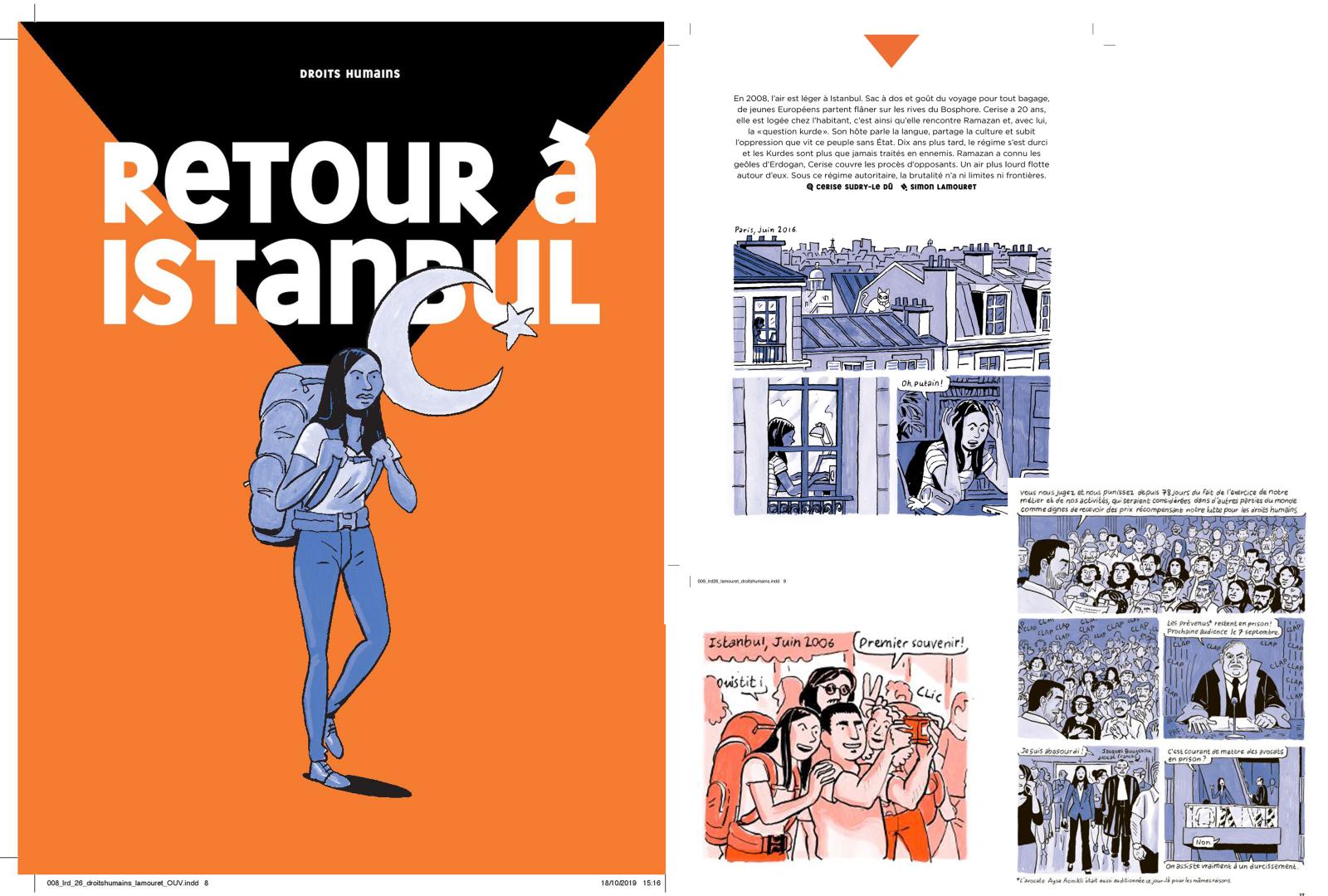 Journalistic work - La Revue dessinée - novembre 2019 Dessin : Simon...
