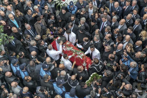 Image from Everyday Turkey - Funeral of Ara Güler, one of the country's most...