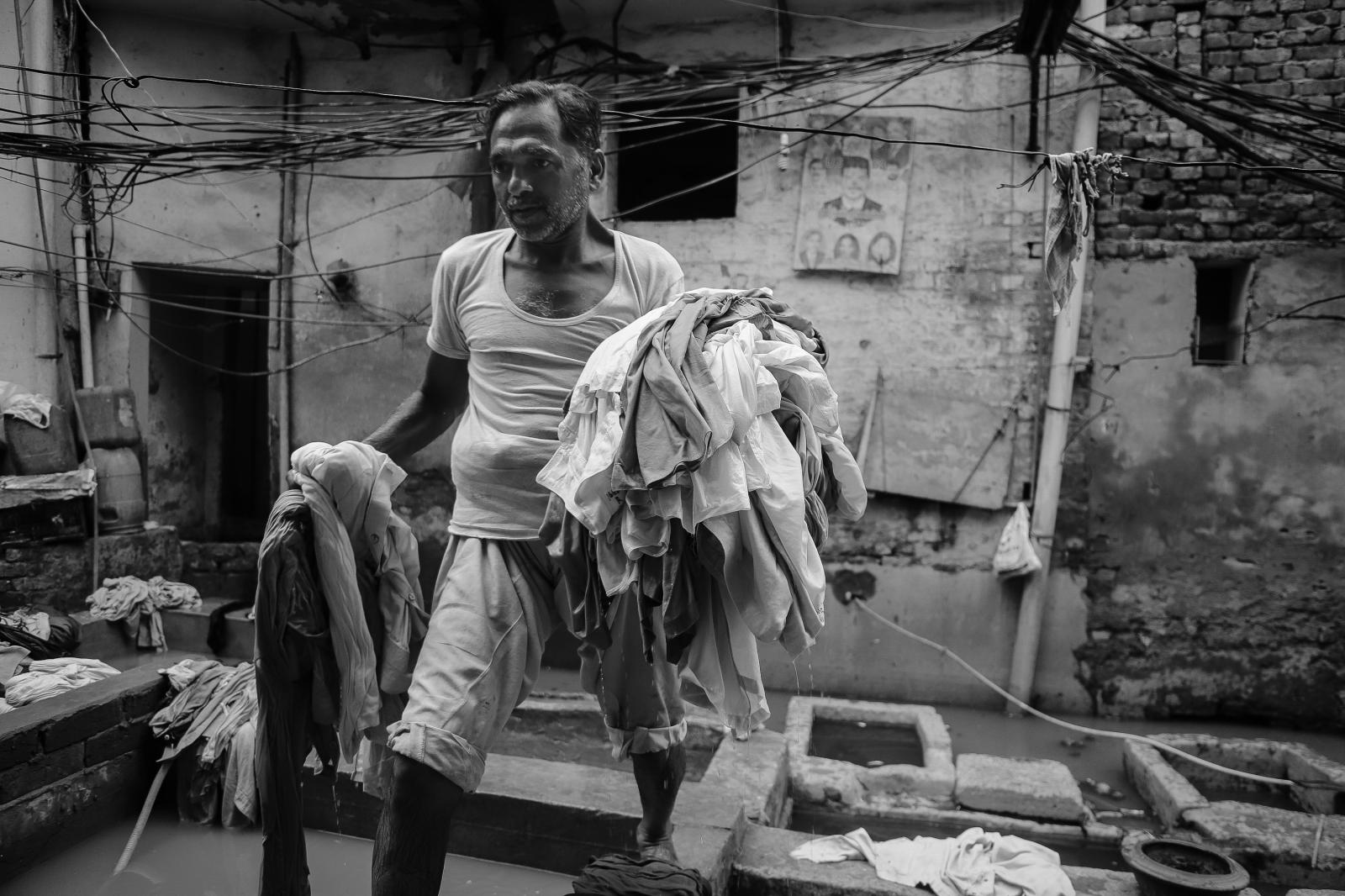 Fading Colours of Dhobi Ghaat