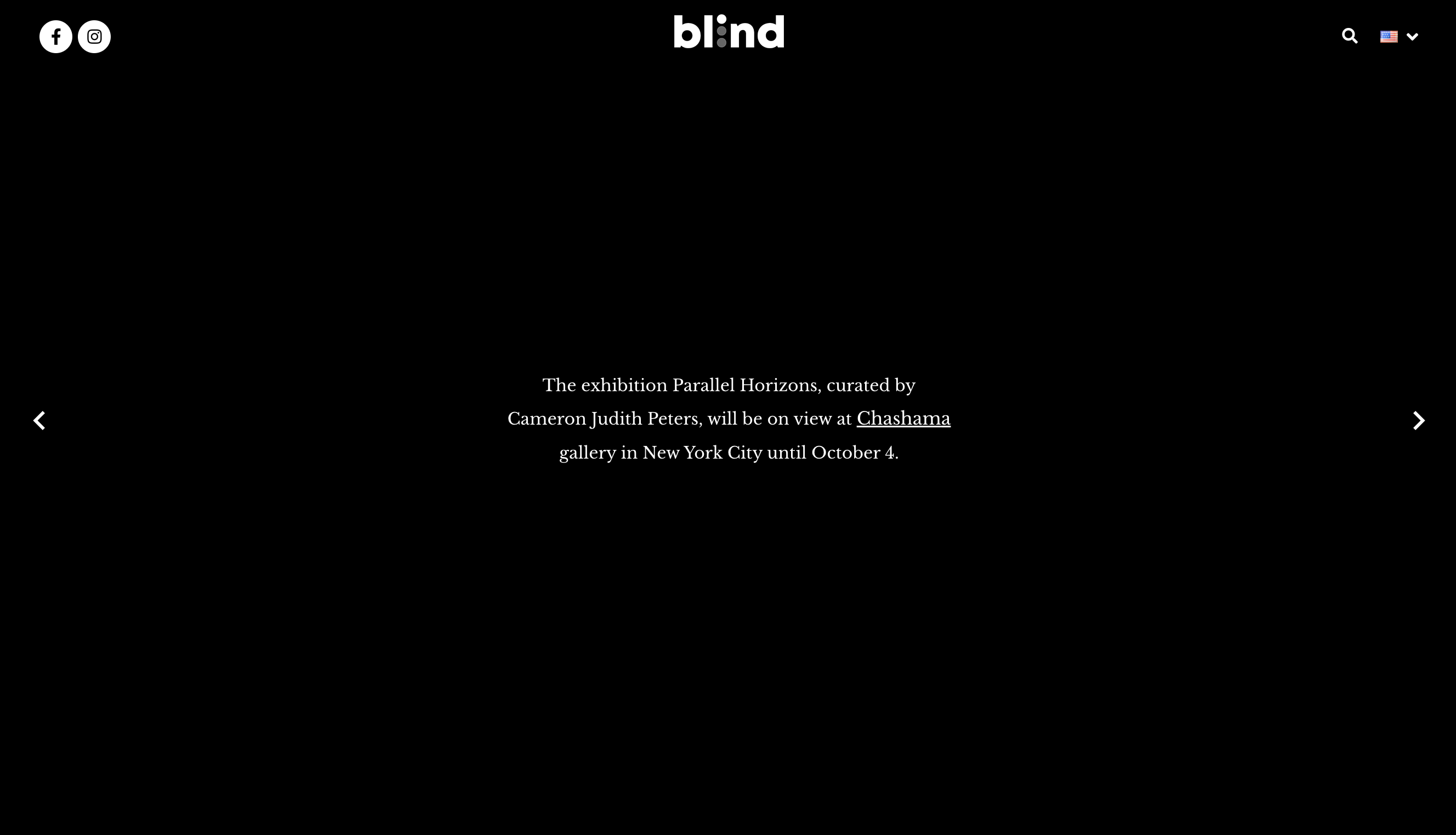 Blind Magazine Features Parallel Horizons Exhibition 