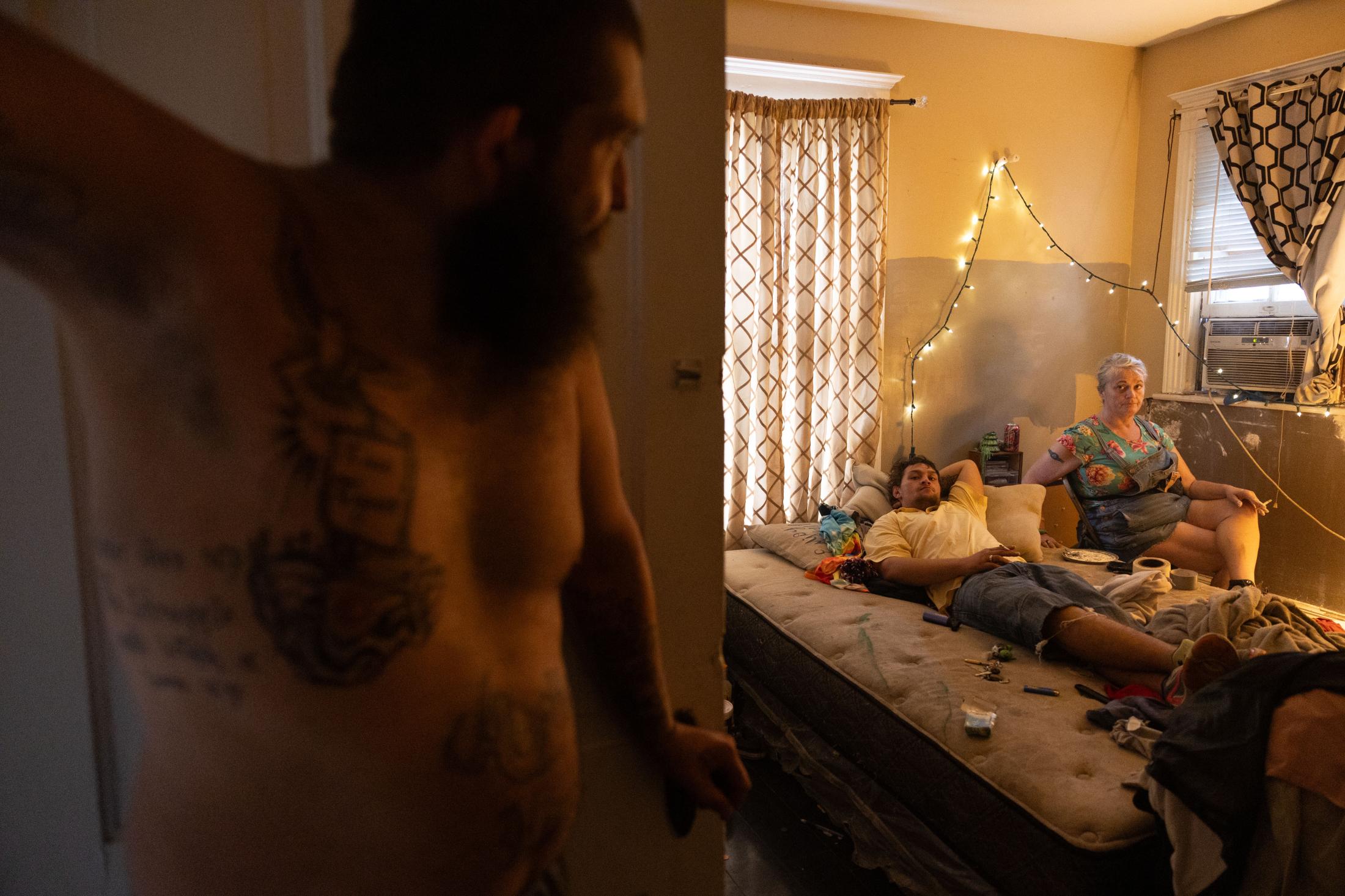 A man who goes by &quot;Sna...n her room but is rarely alone.