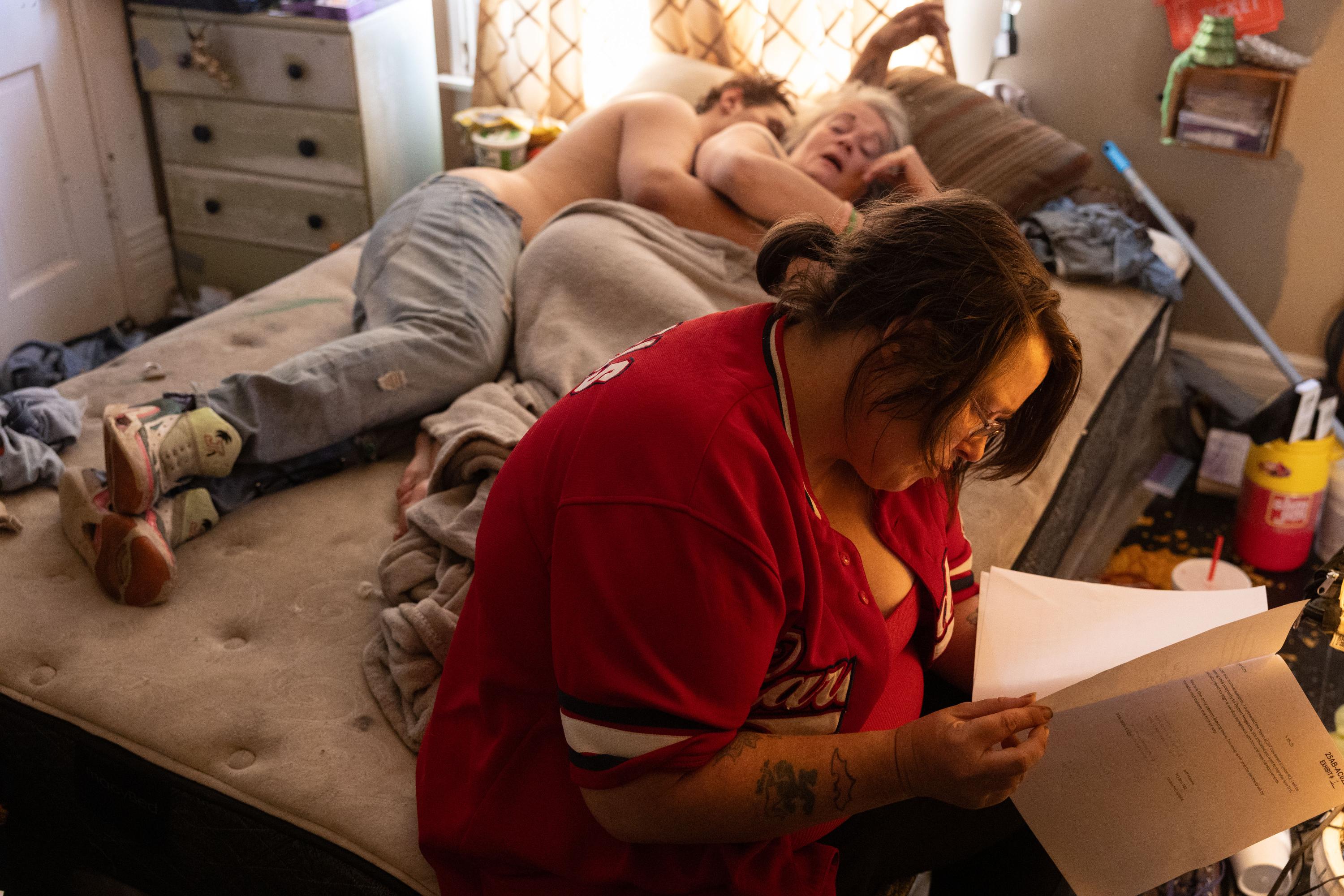 Carrie, Keeper of the House - Brianna Cobaugh reads the court summons for Carrie...