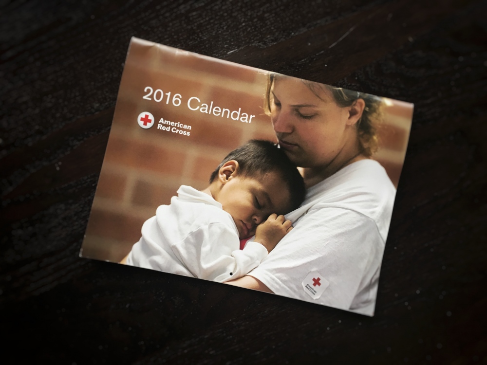 Red Cross 2016 Calendar