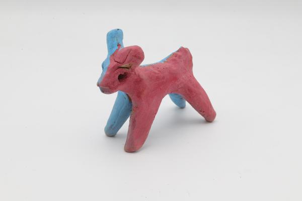 Image from Poetics of Clay, Colours and C(h)ords -  گھوڑا Clay Horse 