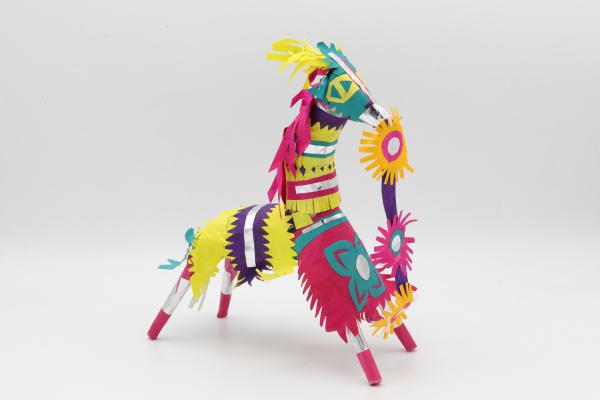 Image from Poetics of Clay, Colours and C(h)ords -  گھوڑا Stuffed Horse 