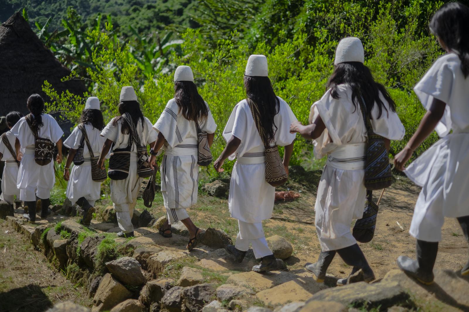 Descendants of the ancient Tair...e Sierra Nevada de Santa Marta.