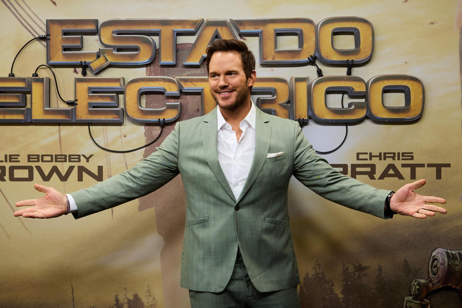 27/02/2025 Chris Pratt Madrid Spain Photocall The Electric State 